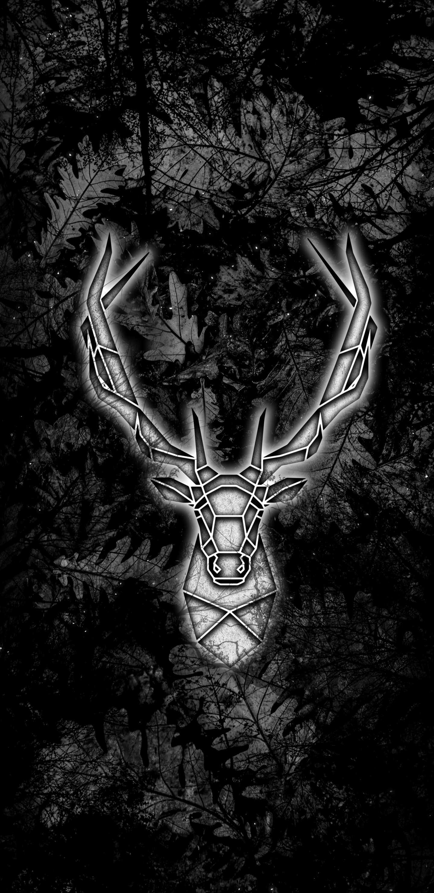 Обои жест, арт, живопись, древесина, узор в разрешении 1440x2960