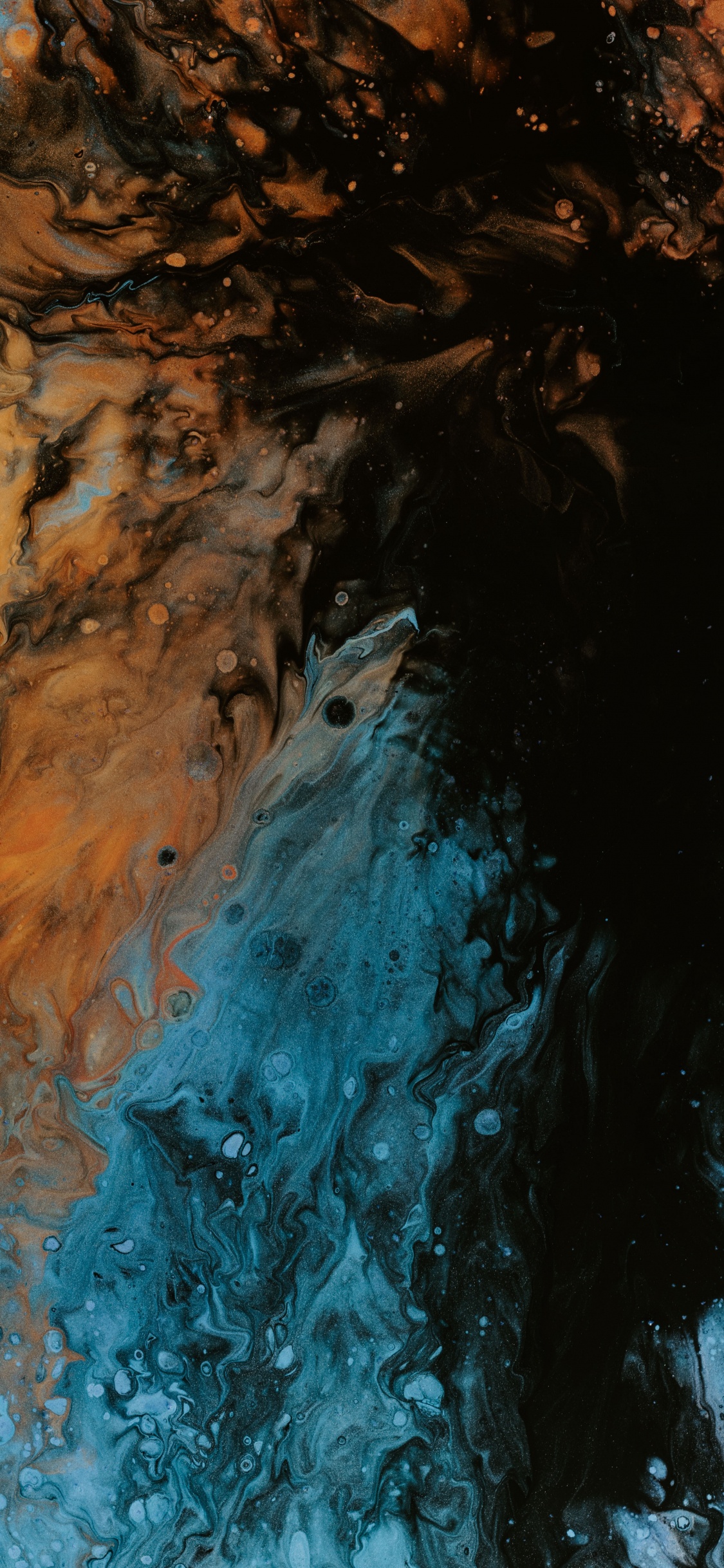 Обои геология, пещера, формирование, отражение, земля в разрешении 1125x2436