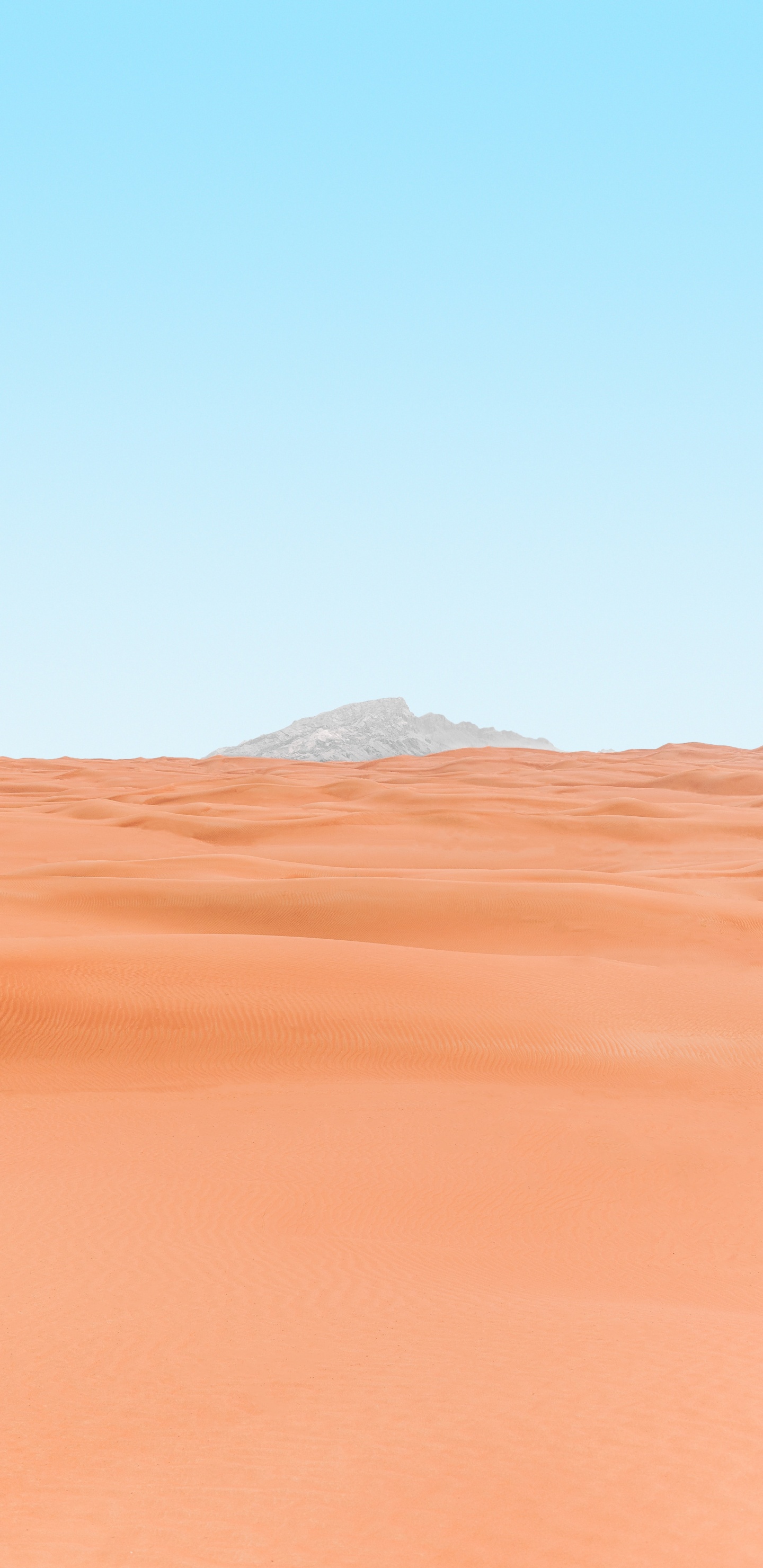 Обои песок, эрг, окружающая среда, эолийские рельефы, Дюна в разрешении 1440x2960