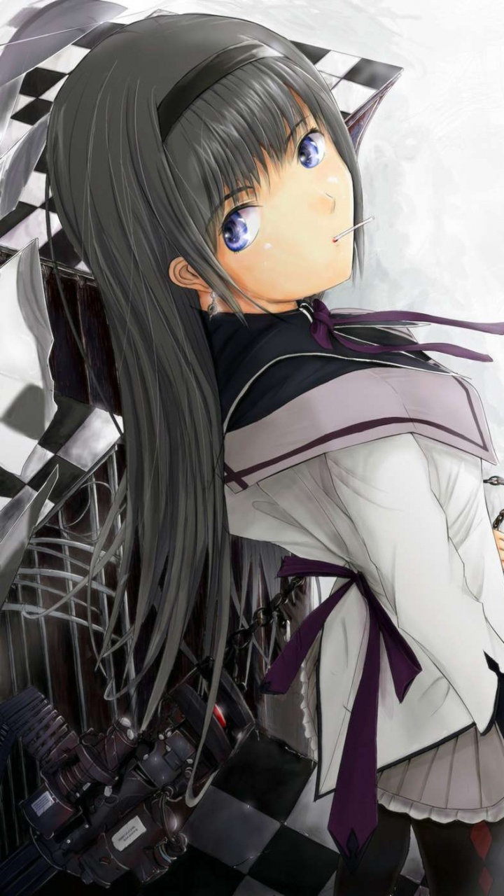 Обои Хомура Акеми, мадока канаме, адррес kyubey, саяка Мики, МАМИ томоэ в разрешении 720x1280