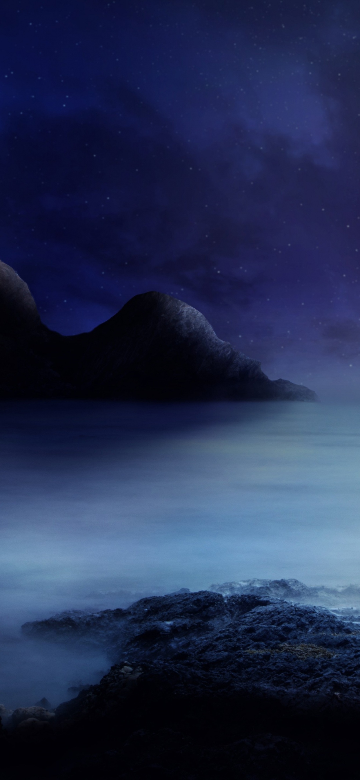 Обои облако, атмосфера, свет, природа, луна в разрешении 1242x2688