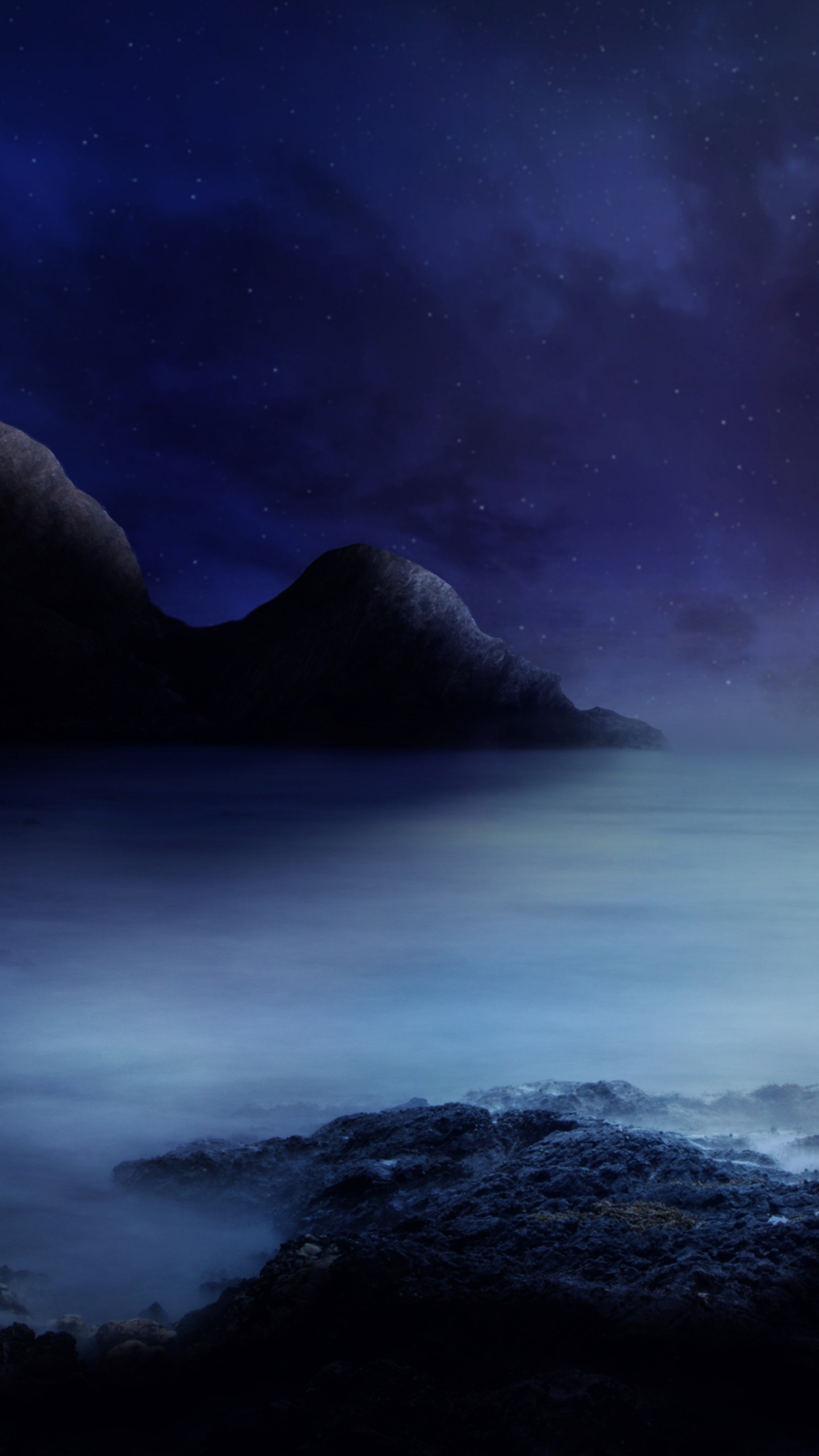 Обои облако, атмосфера, свет, природа, луна в разрешении 1440x2560