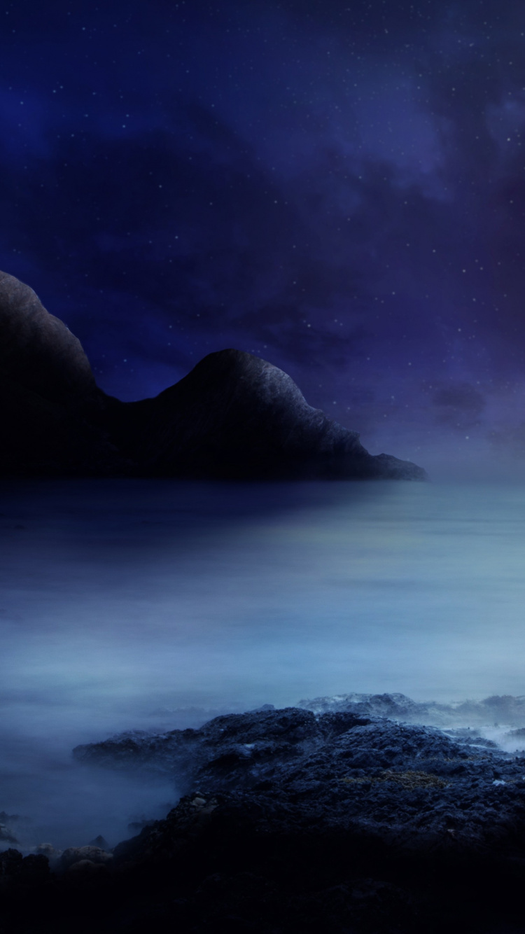 Обои облако, атмосфера, свет, природа, луна в разрешении 750x1334