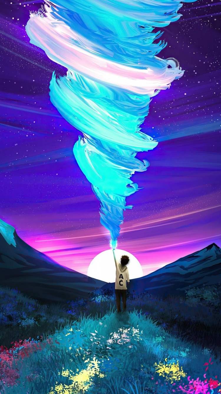 Обои ios, андроид, яблоко, Броли500, iOS 14 в разрешении 750x1334