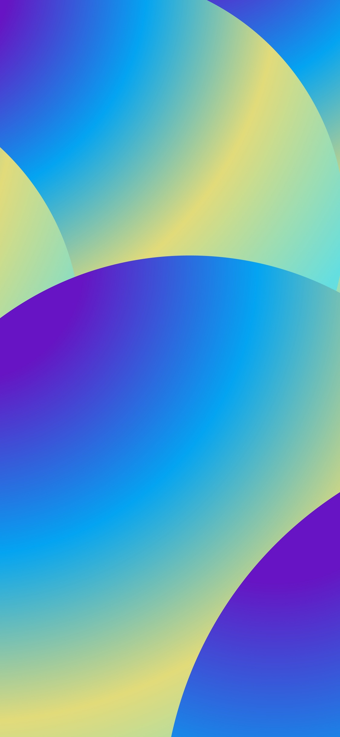 Обои круг, графический дизайн, красочность, атмосфера, дневное время в разрешении 1125x2436