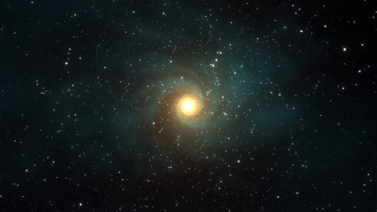 Обои Галактика, группа галактик, шаровое скопление, эллиптическая галактика, Астрономия в разрешении 1280x720