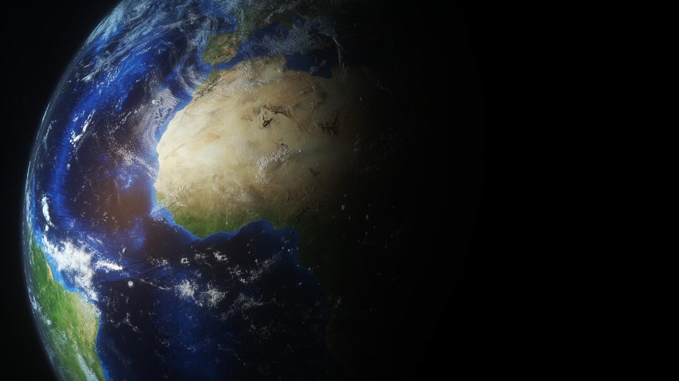 Обои Полночь Воспоминания, земля, атмосфера, космос, астрономический объект в разрешении 1366x768