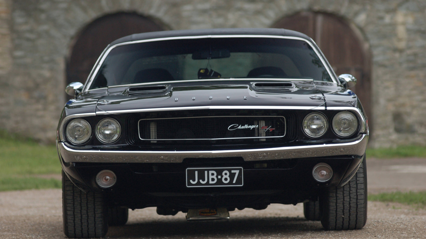 Обои автомобиль мышцы, авто, Додж Челленджер, Форд Мустанг, мускул кар в разрешении 1366x768