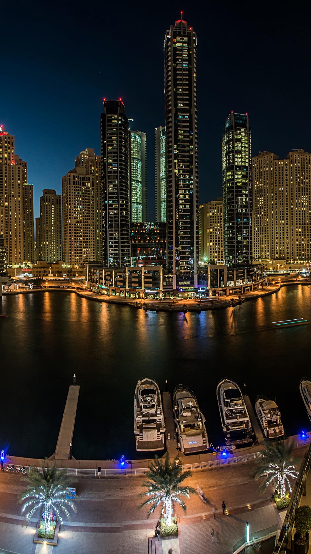 Обои город, городской пейзаж, городской район, метрополия, отражение в разрешении 1080x1920