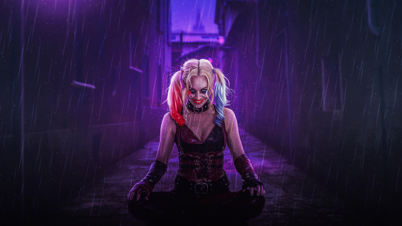 Обои пурпур, темнота, Цифровой композитинг, фикция, суперзлодей в разрешении 1280x720