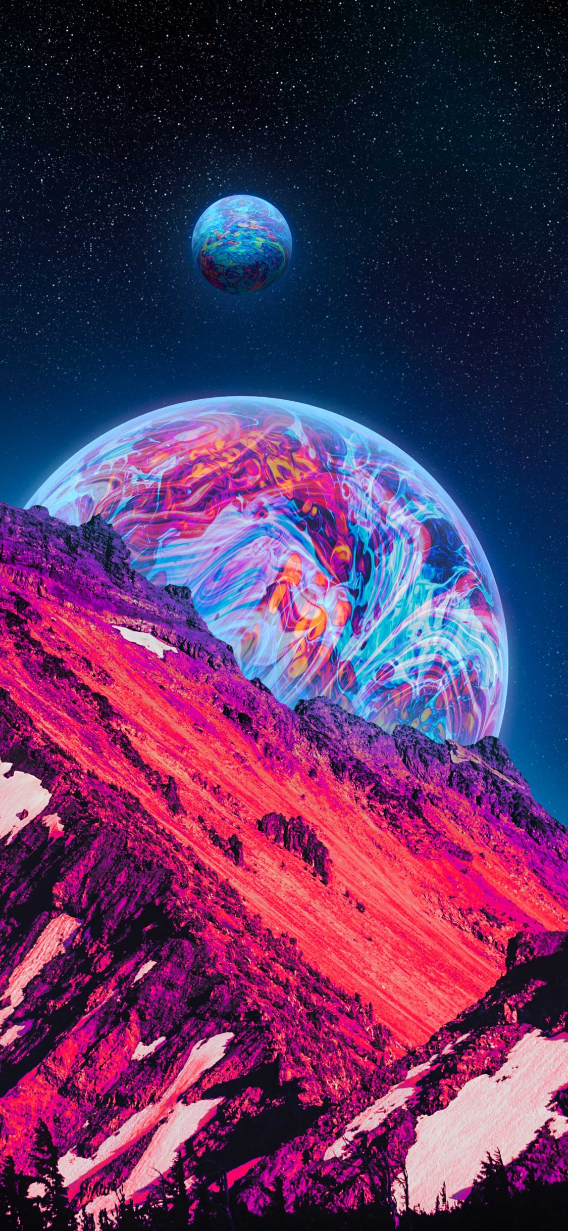 Обои атмосфера, мир, природа, окружающая среда, астрономический объект в разрешении 1125x2436