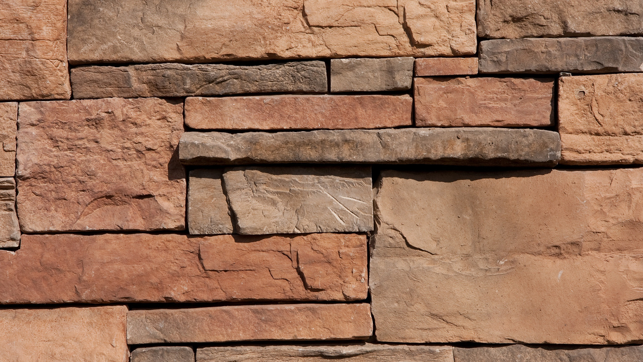 Обои стена, каменная стена, текстура, камень, кирпичная кладка в разрешении 1280x720