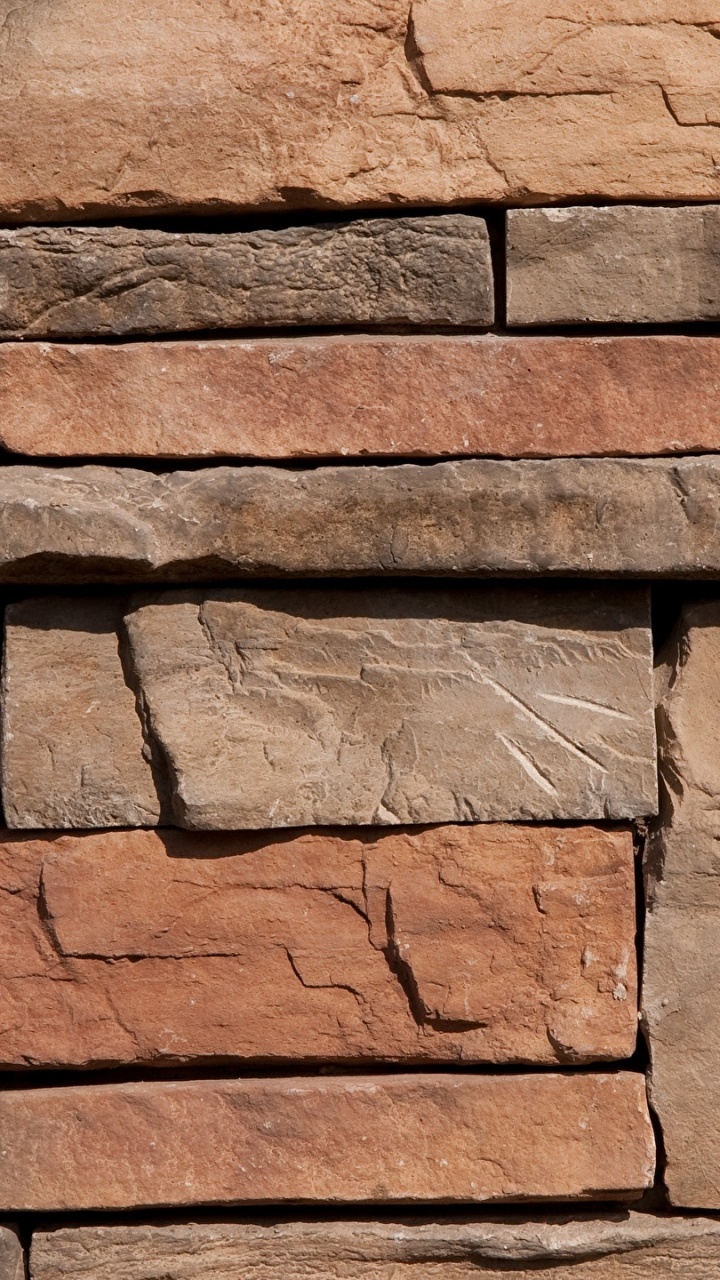 Обои стена, каменная стена, текстура, камень, кирпичная кладка в разрешении 720x1280