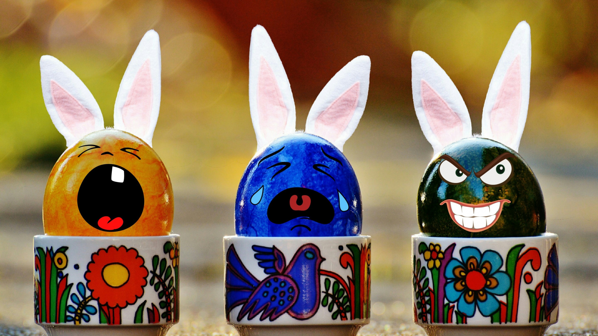 Обои пасхальное яйцо, кролик, Кролики и зайцы, пасха, пасхальный кролик в разрешении 1920x1080