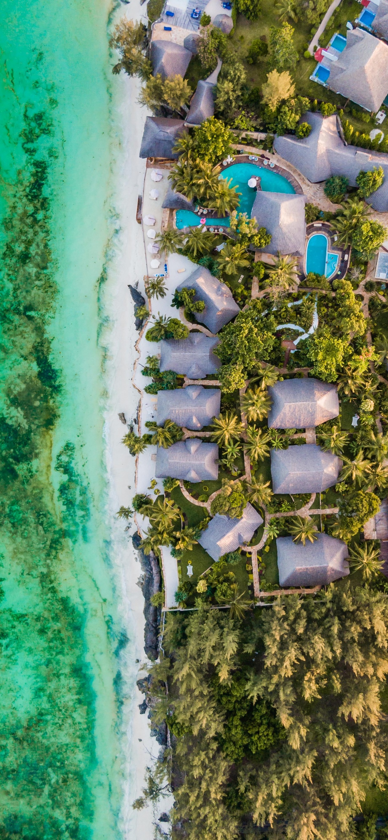 Обои с высоты птичьего полета, пейзаж, телевидение, мир, городской дизайн в разрешении 1242x2688