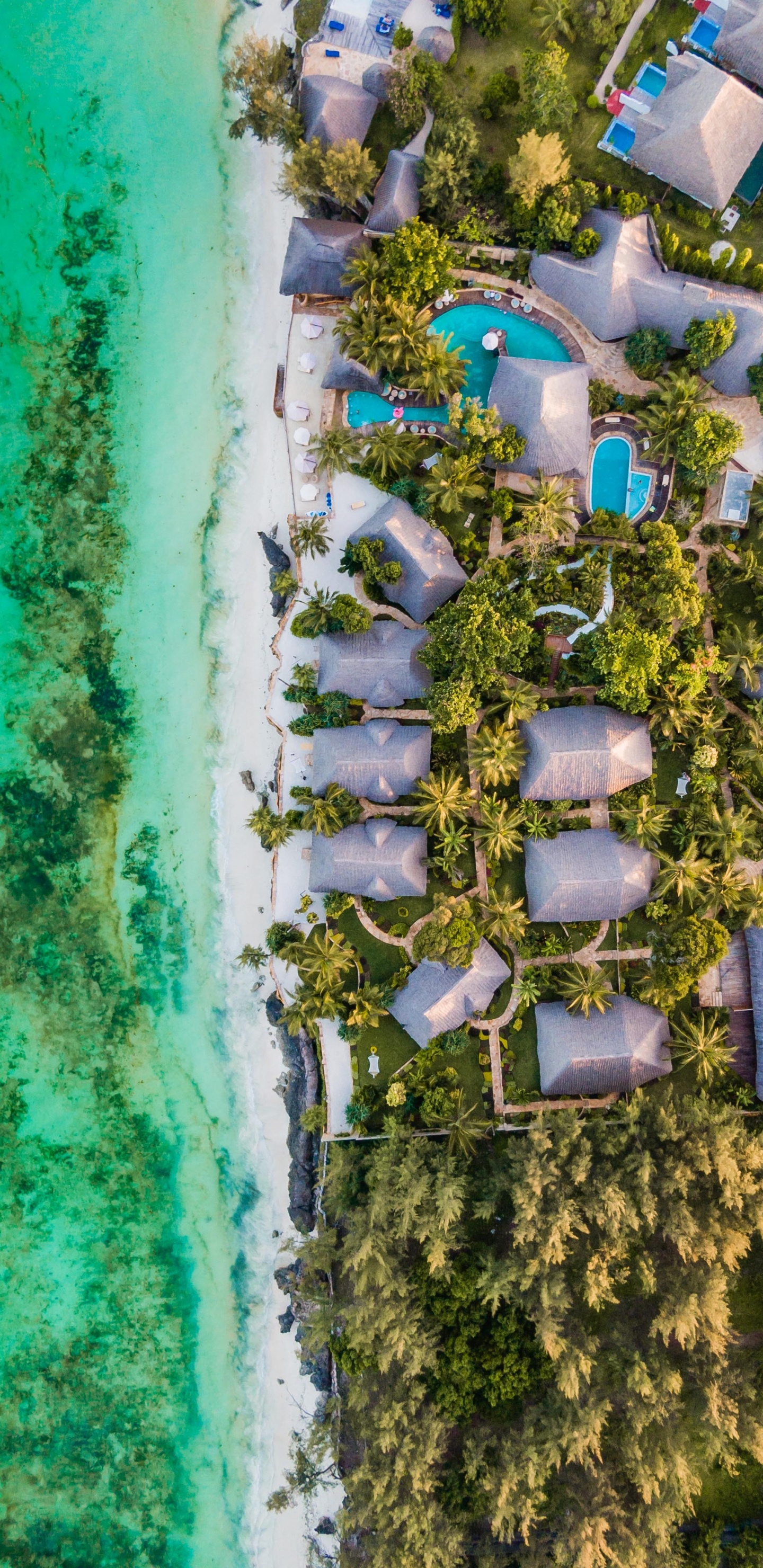 Обои с высоты птичьего полета, пейзаж, телевидение, мир, городской дизайн в разрешении 1440x2960