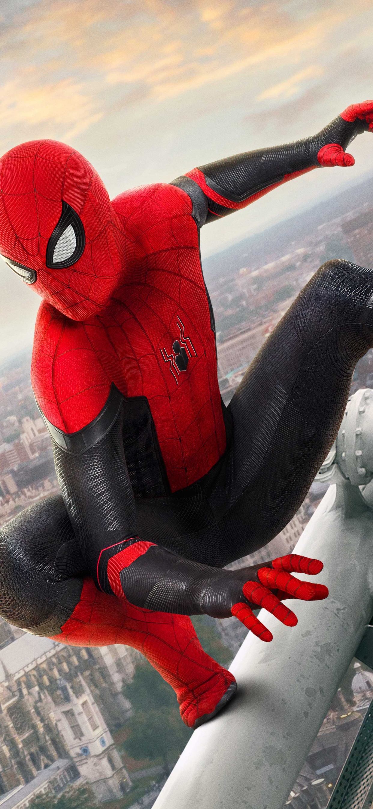 Обои человек-паук, marvel, Студия Marvel, супергерой, экстремальный вид спорта в разрешении 1242x2688