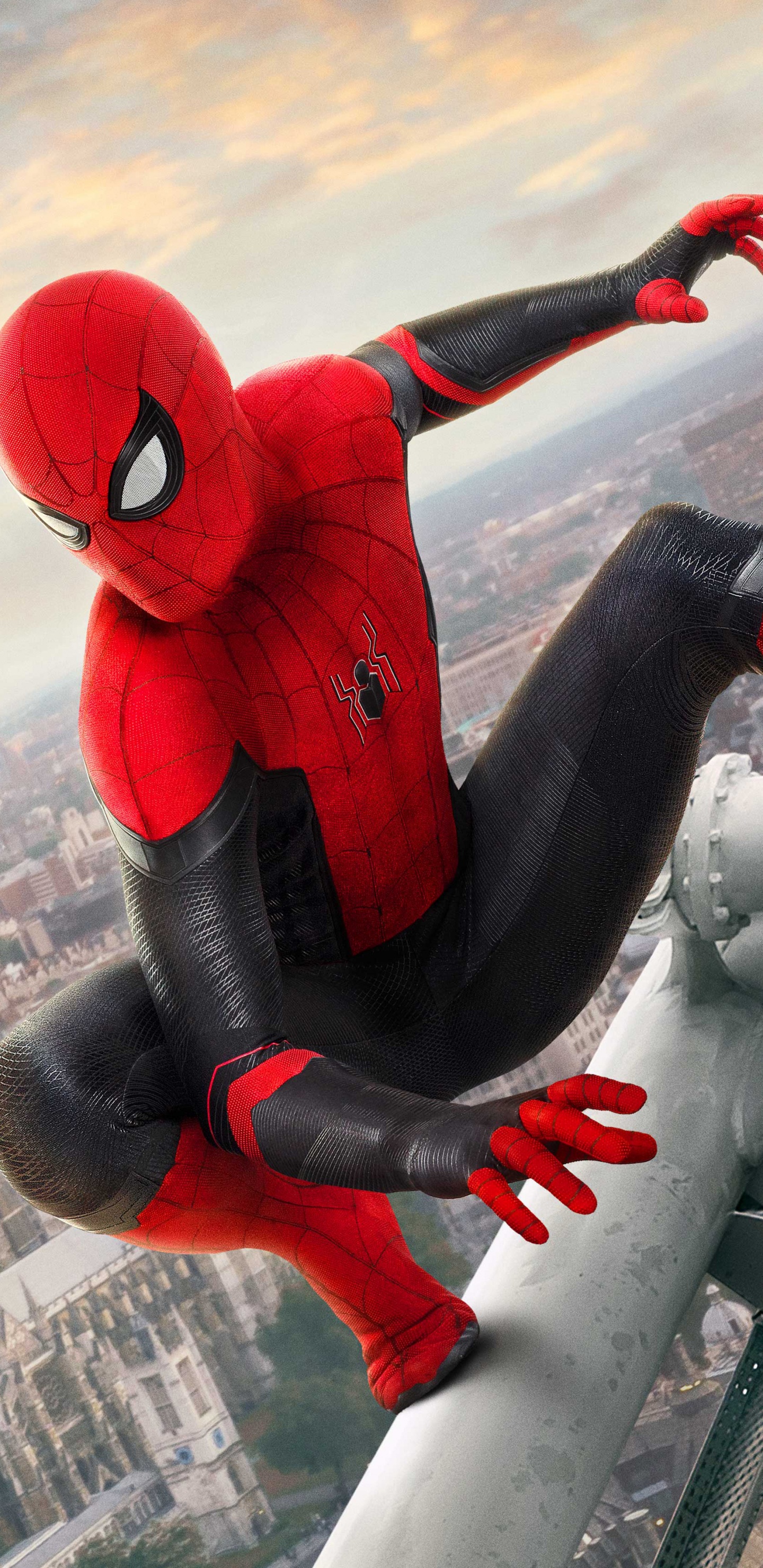 Обои человек-паук, marvel, Студия Marvel, супергерой, экстремальный вид спорта в разрешении 1440x2960