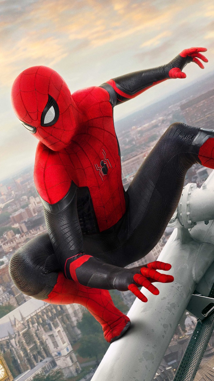 Обои человек-паук, marvel, Студия Marvel, супергерой, экстремальный вид спорта в разрешении 720x1280