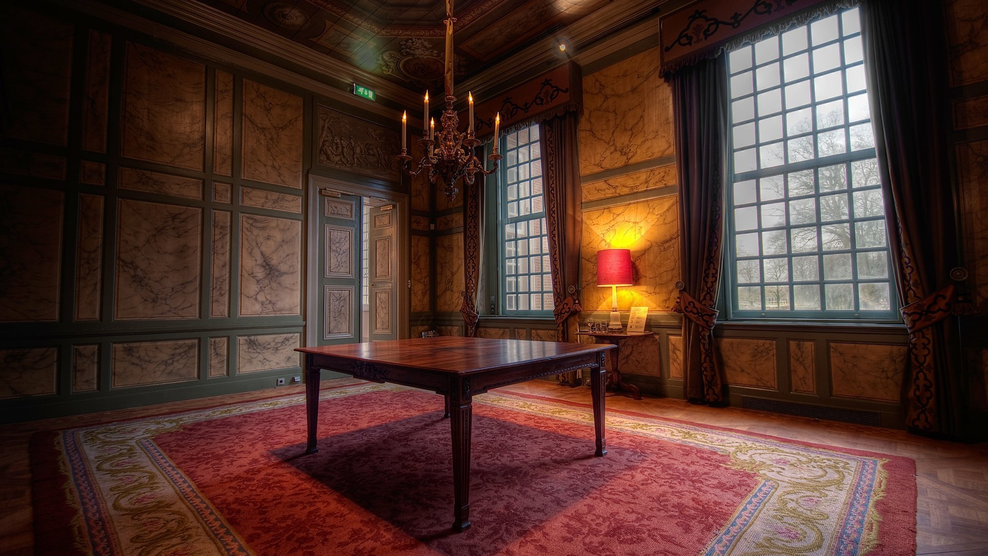 Обои дизайн, мебель, таблица, имущество, гостиная комната в разрешении 1920x1080