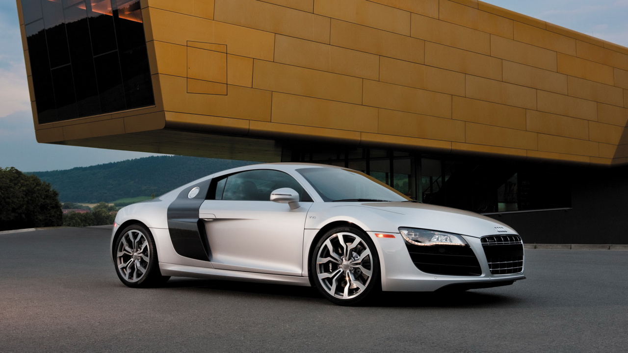Обои Ауди р8 2010, 2009 Ауди Р8, audi r8, 2010 Ауди R8 5 2, авто в разрешении 1280x720