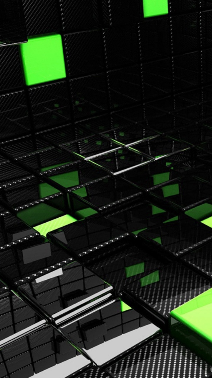 Обои зеленый, архитектура, космос, симметрия, структура в разрешении 720x1280