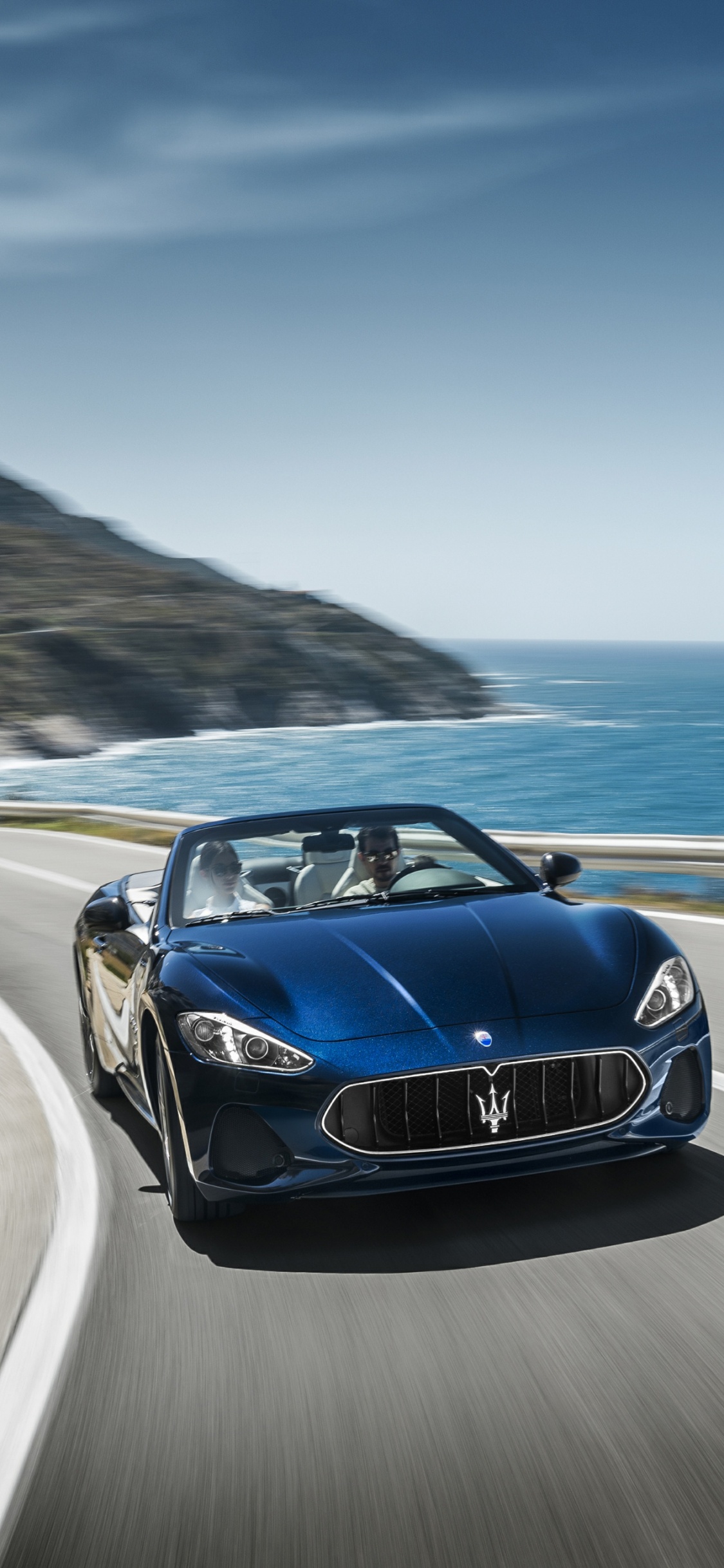 Обои Мазерати, спорткар, Мазерати Получил, авто, Кабриолет в разрешении 1125x2436