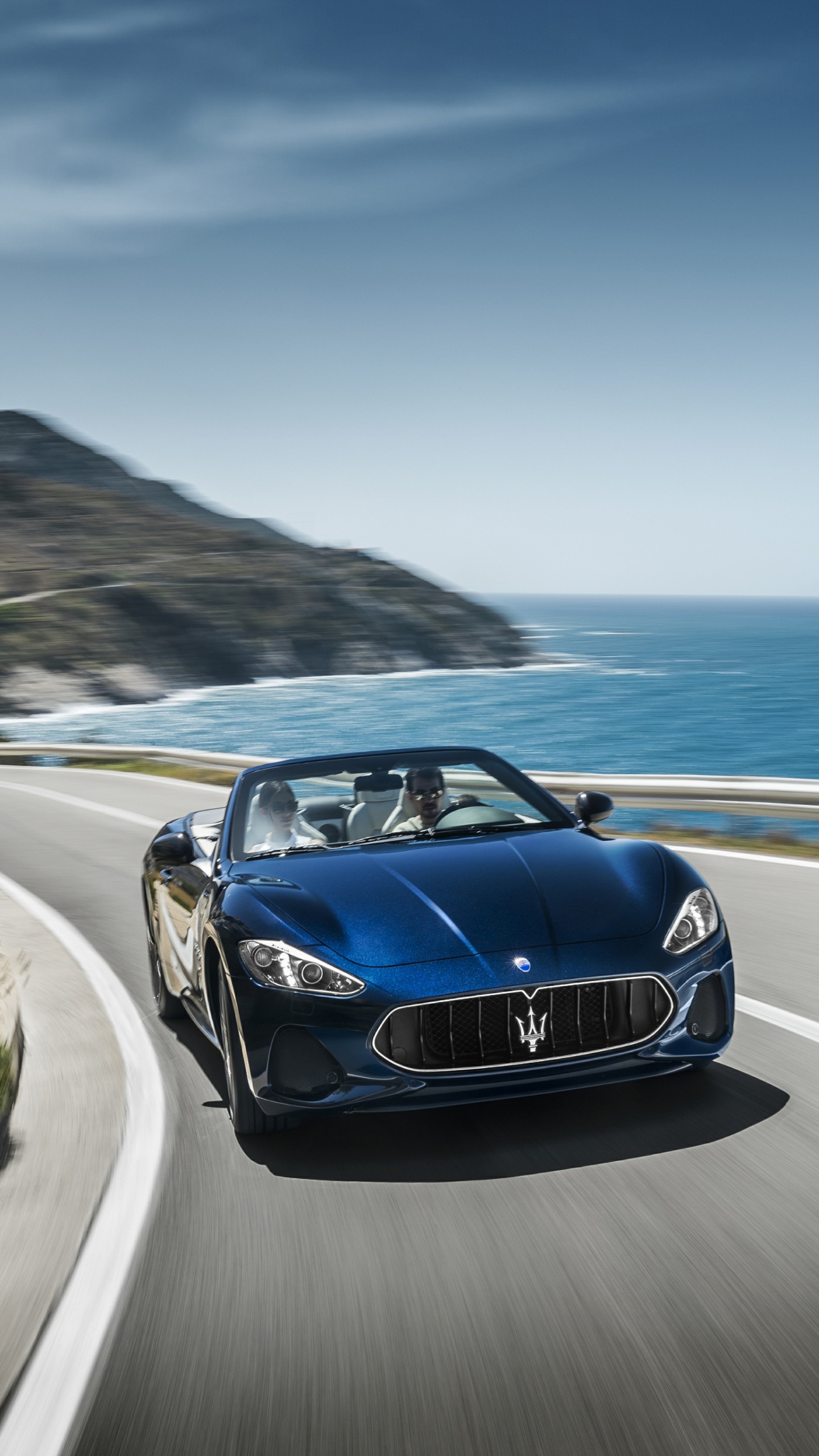 Обои Мазерати, спорткар, Мазерати Получил, авто, Кабриолет в разрешении 1440x2560