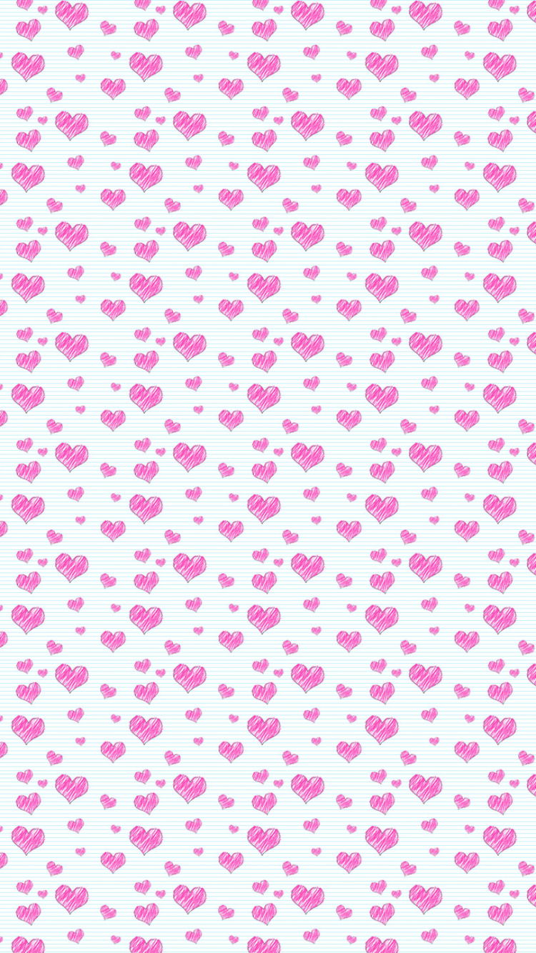 Обои розовый, узор, пурпур, пурпурный цвет, дизайн в разрешении 750x1334