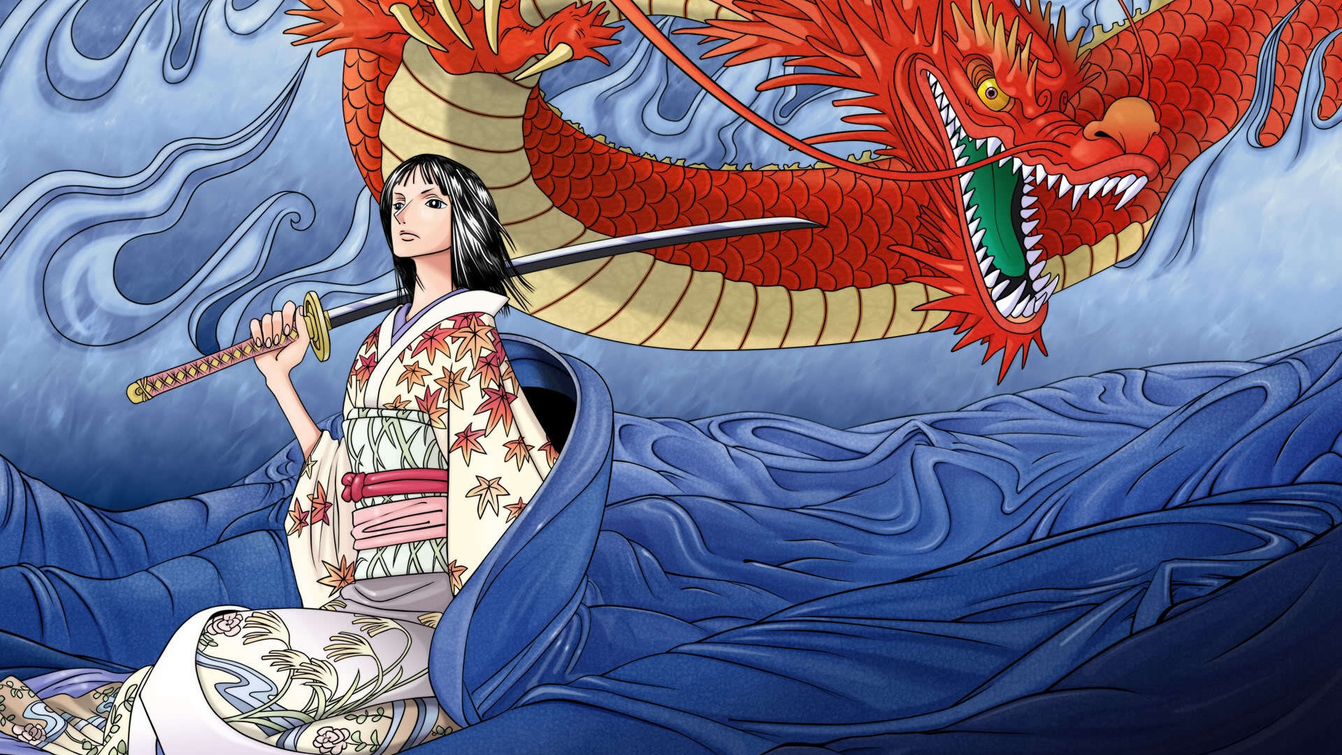 Обои иллюстрация, фикция, cg работы, меч, фэнтези в разрешении 1920x1080