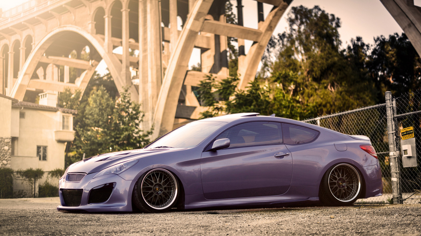 Обои Хендай Генезис Купе, авто, кузов купе, Hyundai, колесо в разрешении 1366x768