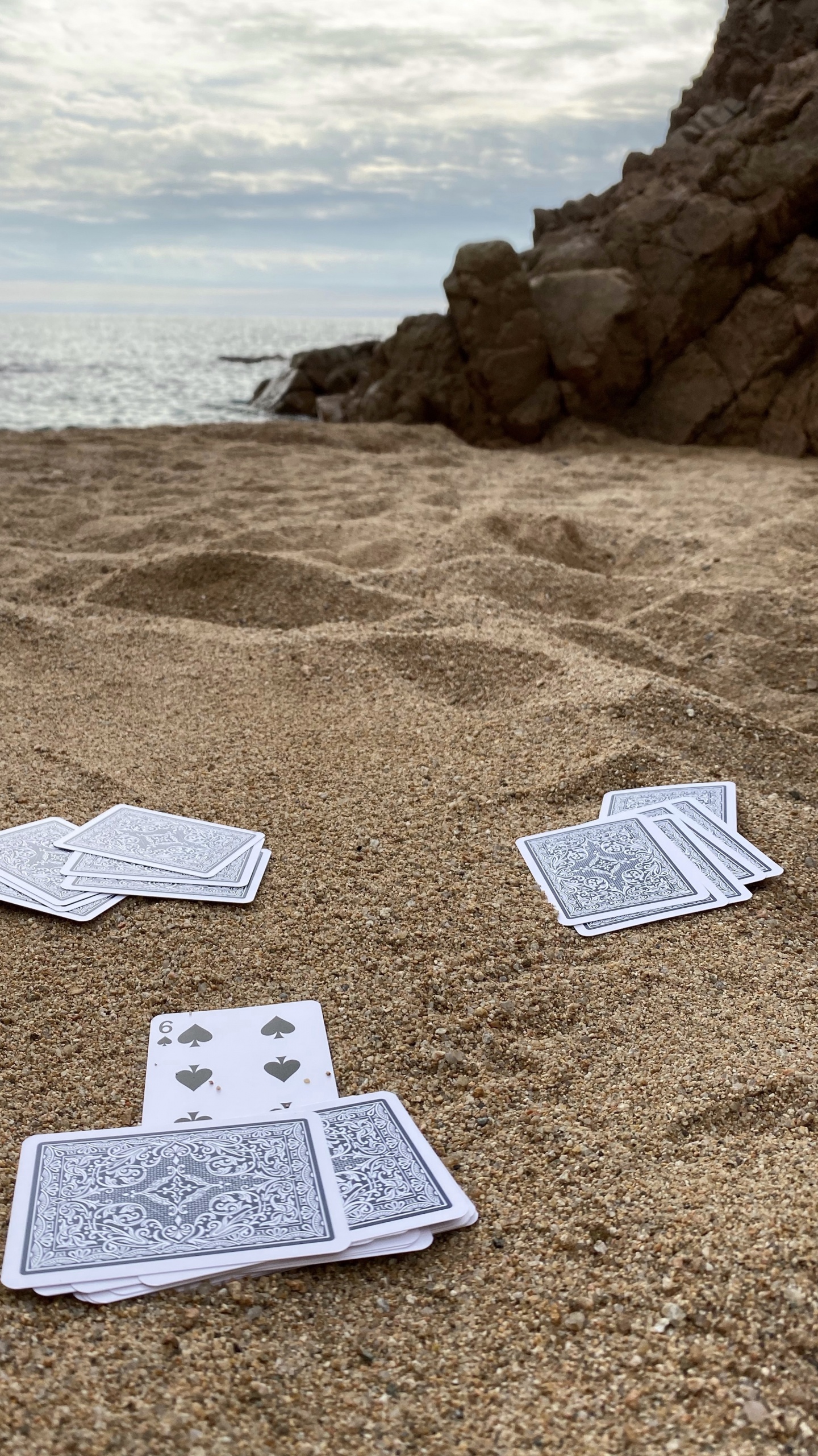 Обои море, вода, песок, местность, геология в разрешении 1440x2560