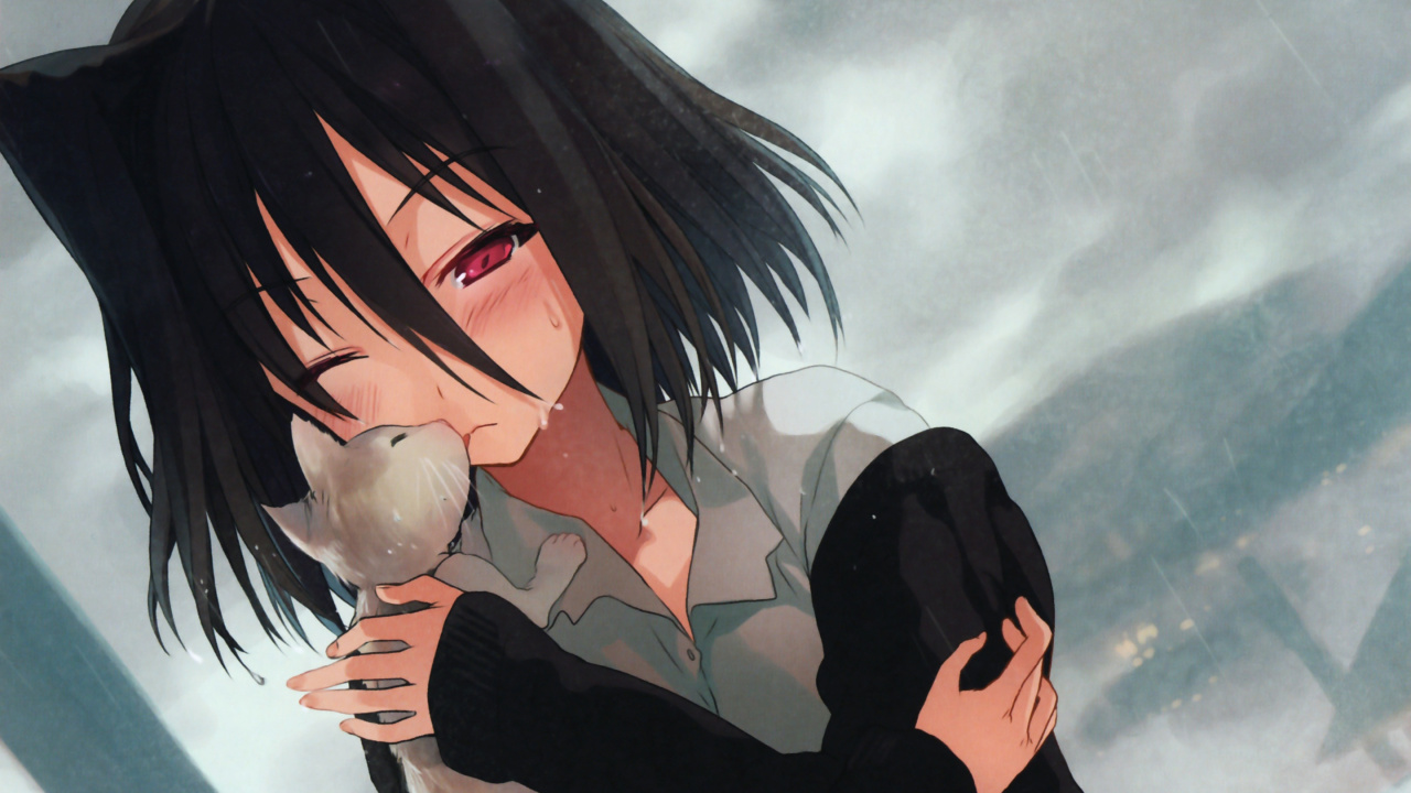 Обои аниме, Любовь выборы и шоколад, мангака, рот, иллюстрация в разрешении 1280x720