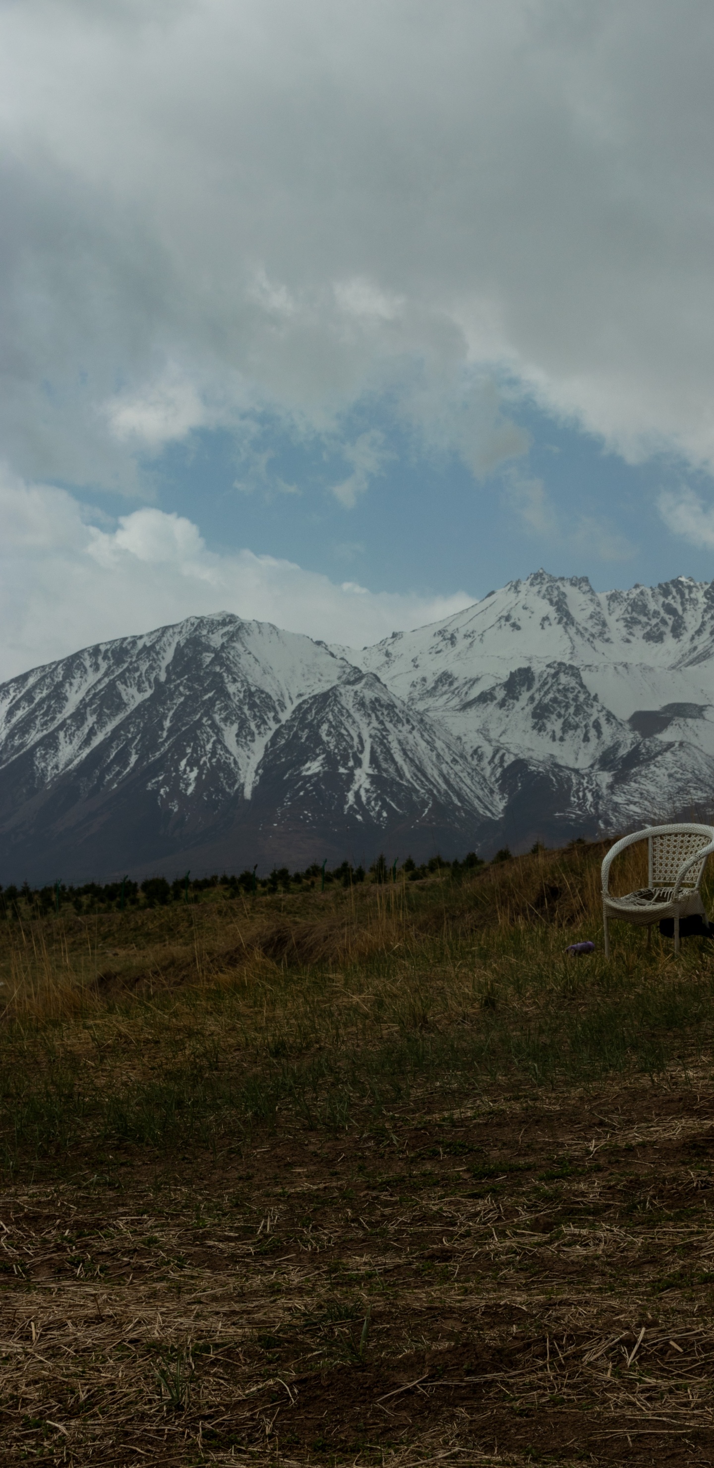 Обои гора, холм, нагорье, Долина, горный хребет в разрешении 1440x2960