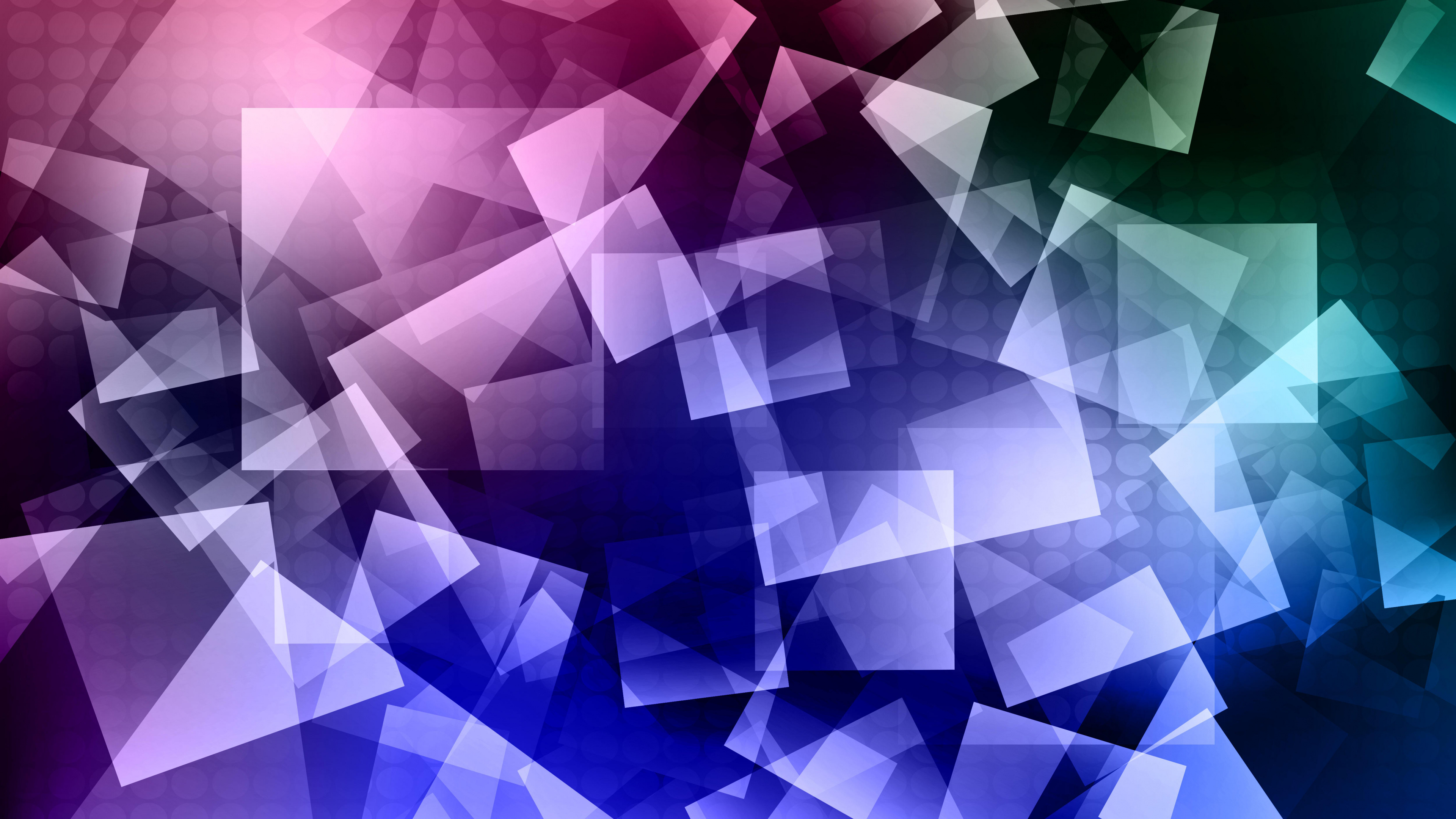 Обои абстракция, графический дизайн, синий, пурпур, треугольник в разрешении 3840x2160