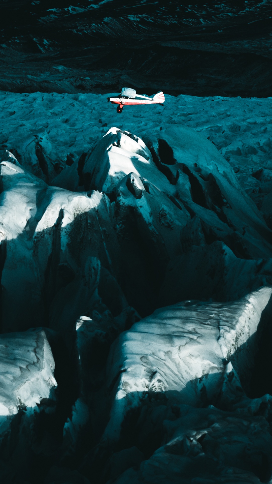 Обои вода, ледник, лед, ледяная форма, мир в разрешении 1080x1920