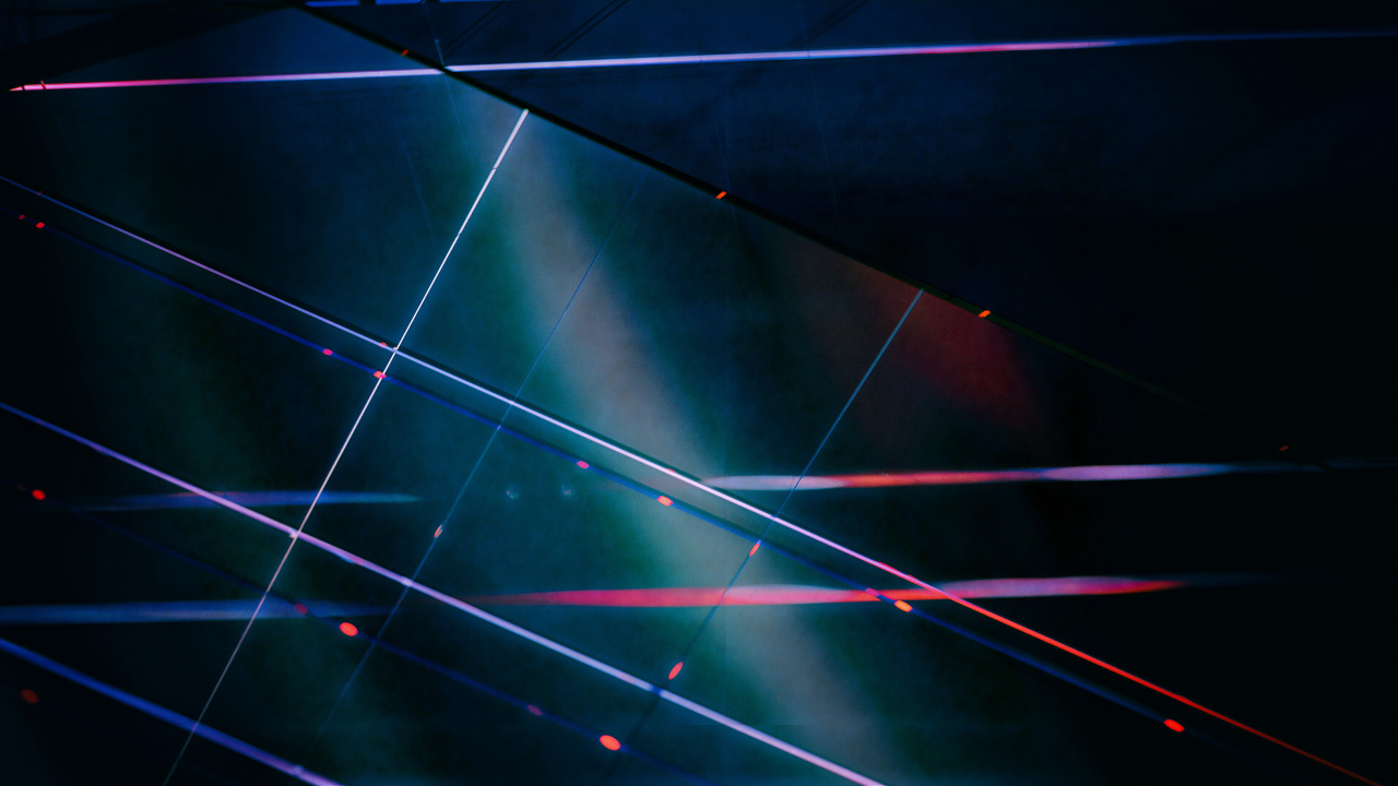 Обои абстрактное искусство, свет, линия, Визуальный эффект освещения, лазер в разрешении 1280x720