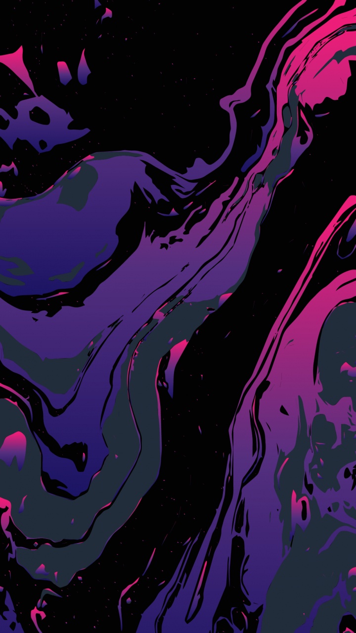 Обои красный цвет, красочность, пурпурный цвет, пурпур, арт в разрешении 720x1280