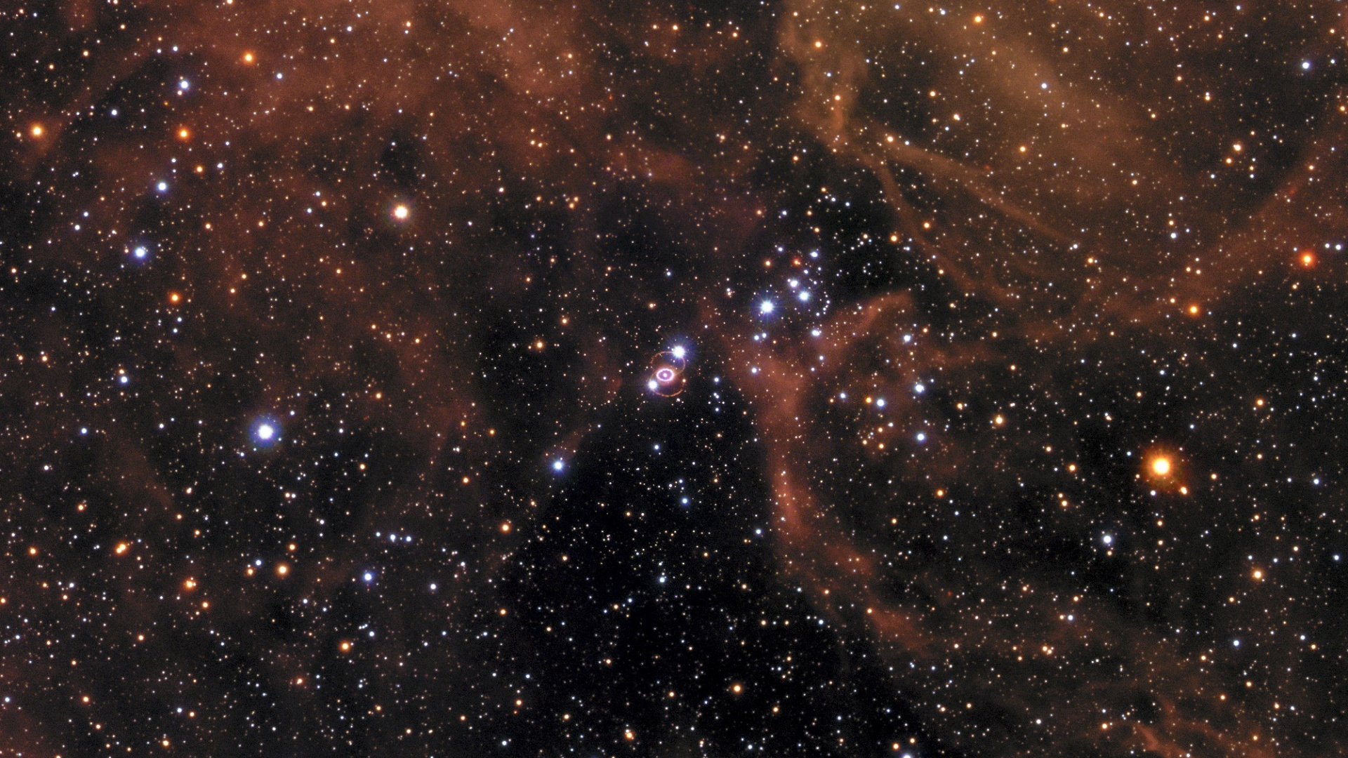 Обои космический телескоп Хаббл, сверхновая звезда, Галактика, большое Магелланово облако, Астрономия в разрешении 1920x1080