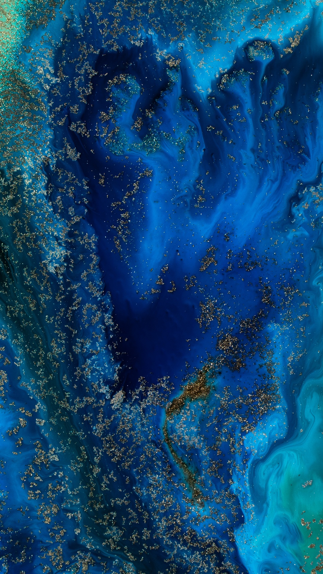 Обои синий, бирюза, Аква, лазурный, чирок в разрешении 1080x1920