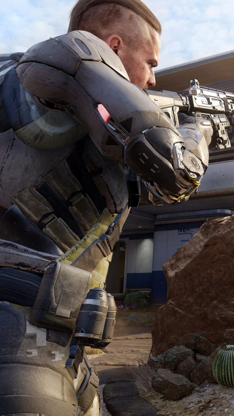 Обои call of duty black ops iii, call of duty black ops, трейарч, многопользовательская видео игра, activision в разрешении 750x1334