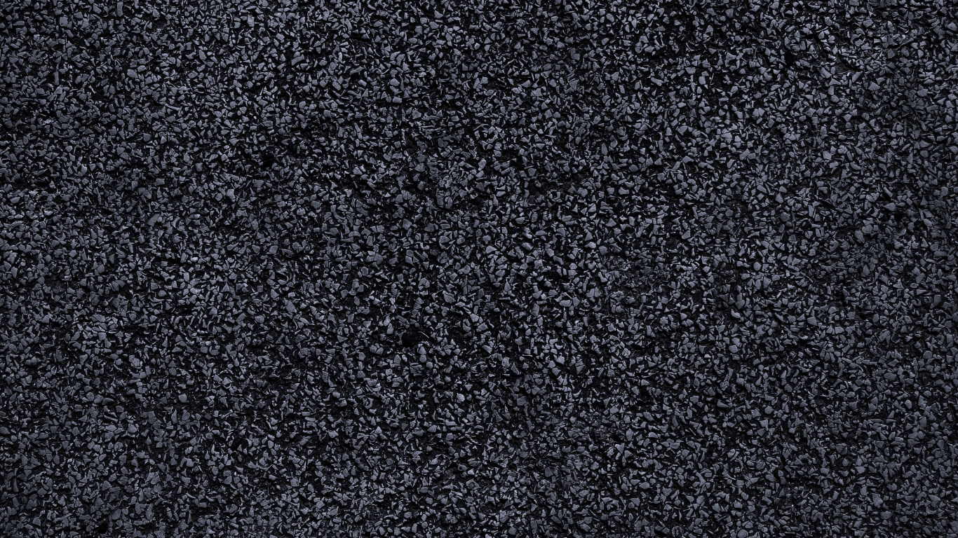 Обои асфальт, черный, узор, гранит, смола в разрешении 1366x768