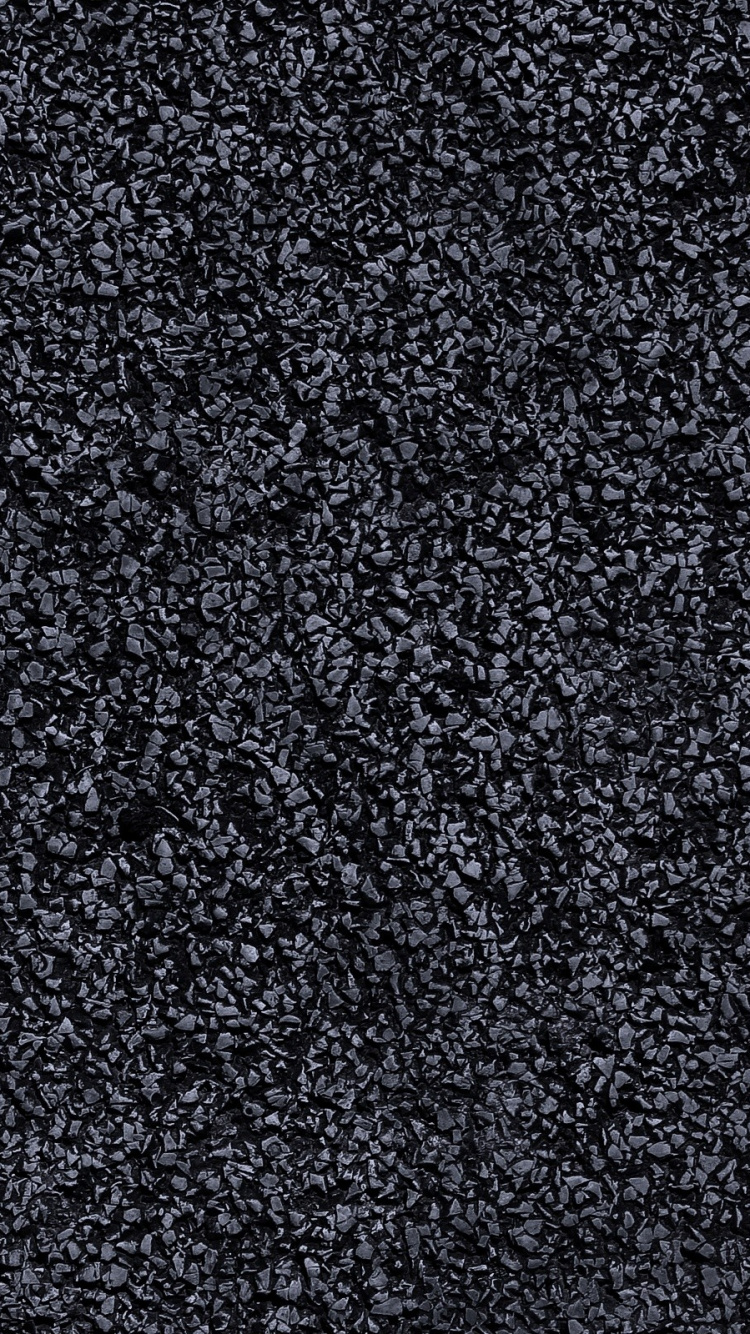 Обои асфальт, черный, узор, гранит, смола в разрешении 750x1334