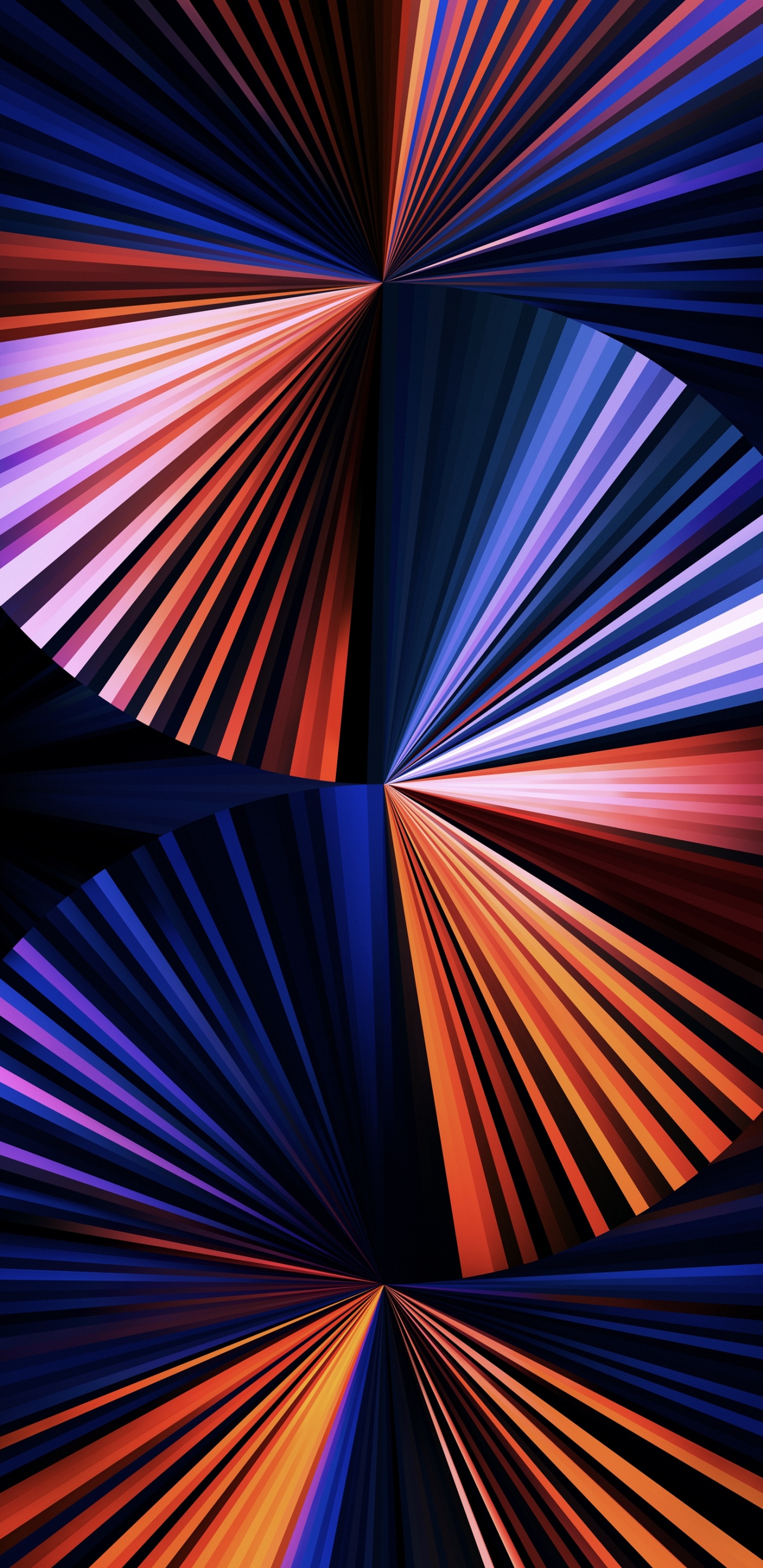 Обои Dark purple fan wallpaper for iPad Pro 12.9″ в разрешении 1440x2960