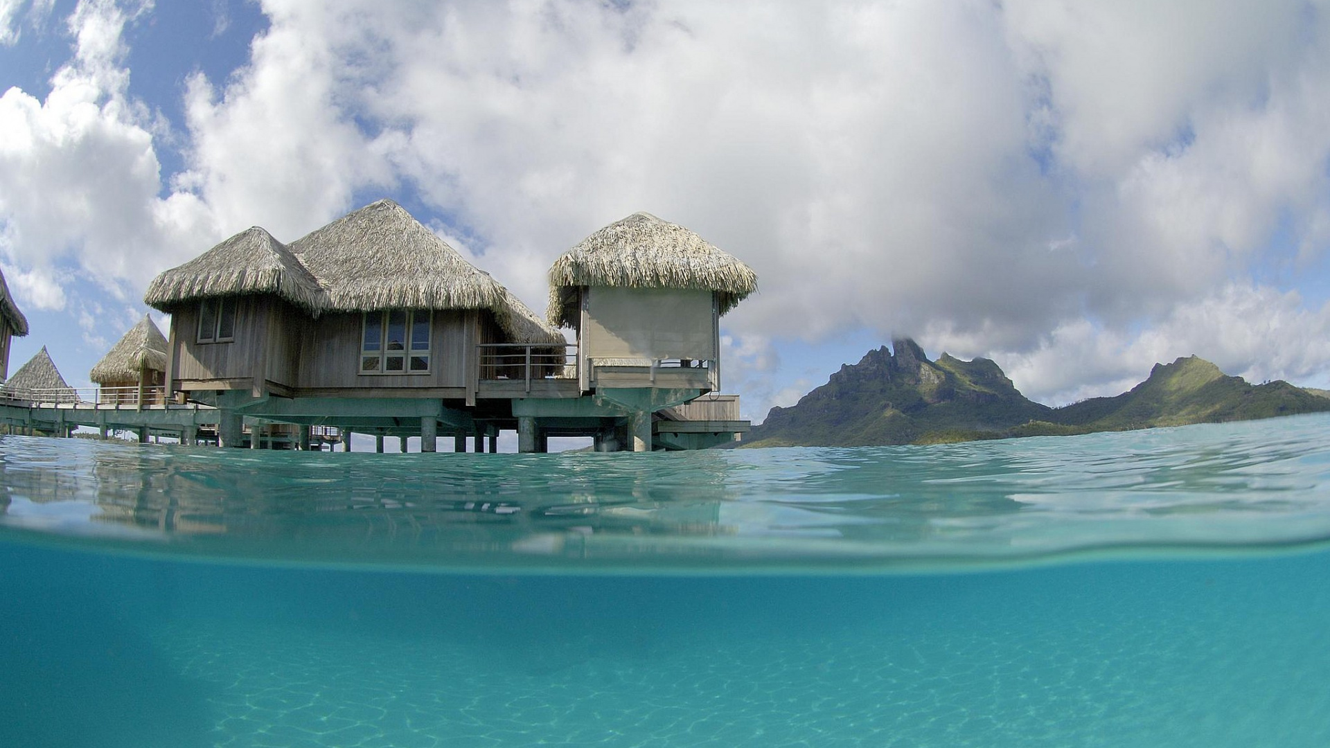 Обои Сент-Реджис Бора Бора, Санкт-Реджис Резорт Бора Бора, борабора, Сент-Реджис, Отели St Regis В в разрешении 1920x1080