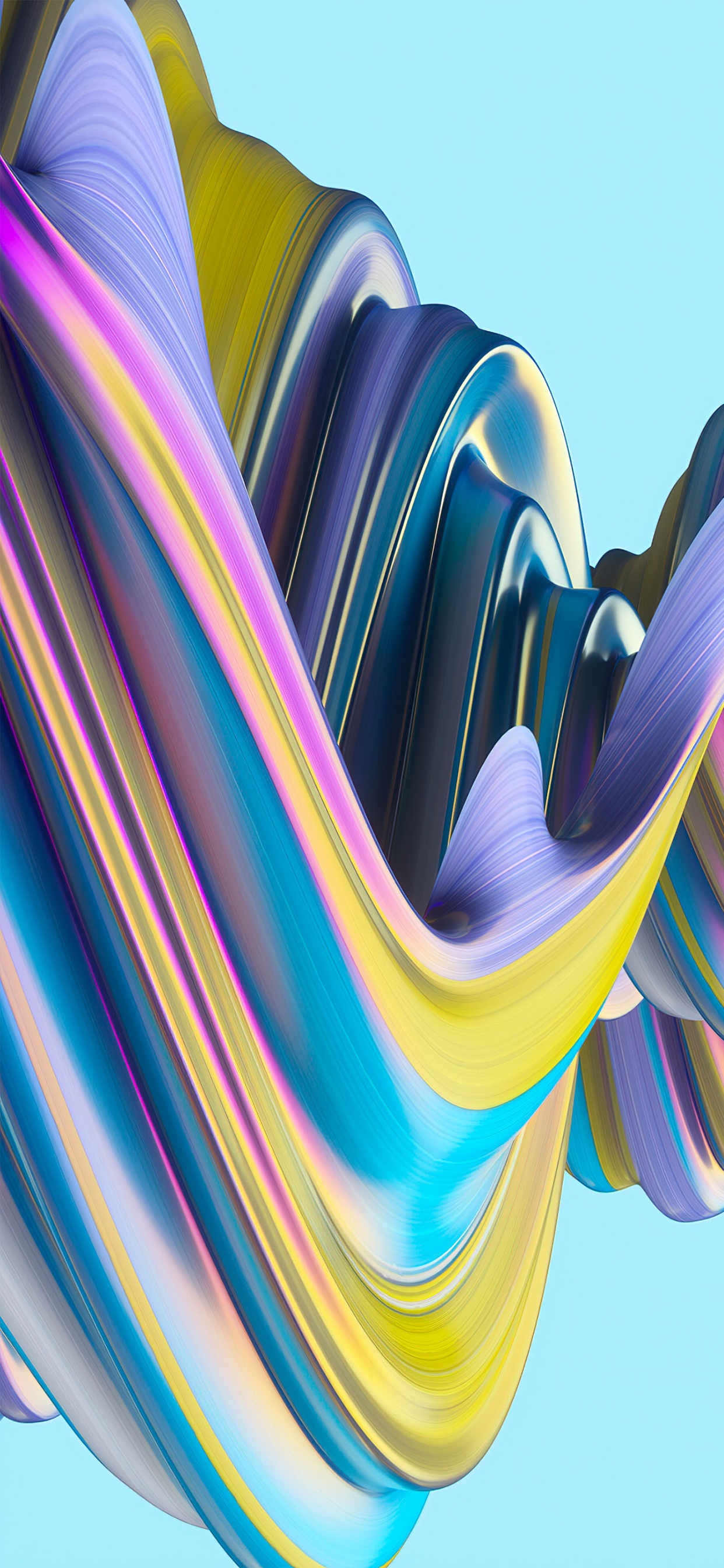 Обои крупный план, красочность, арт, материальное свойство, пурпурный цвет в разрешении 1242x2688