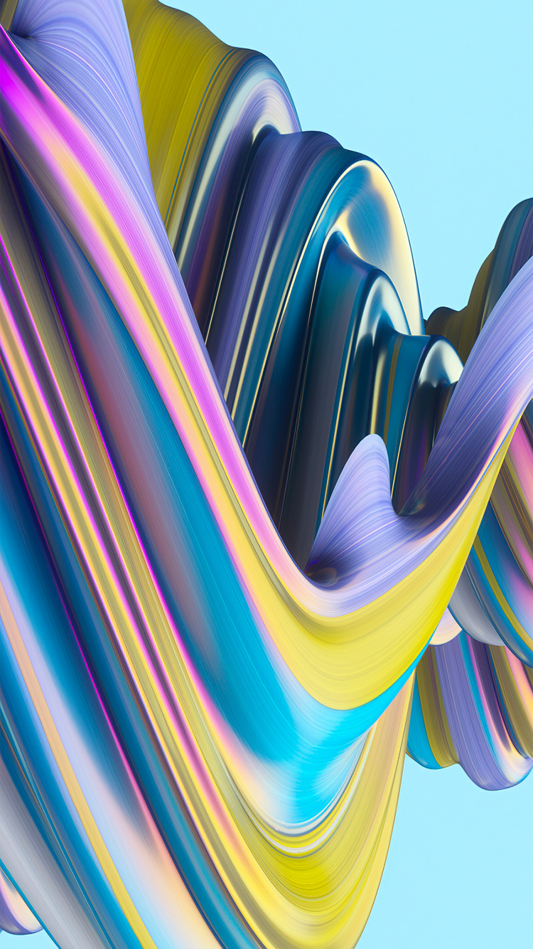 Обои крупный план, красочность, арт, материальное свойство, пурпурный цвет в разрешении 750x1334