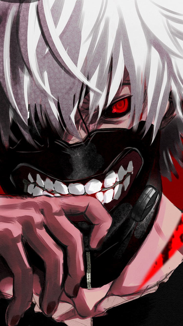 Обои Токио вурдалак, Кен kaneki, Манга, вурдалак, мангака в разрешении 750x1334