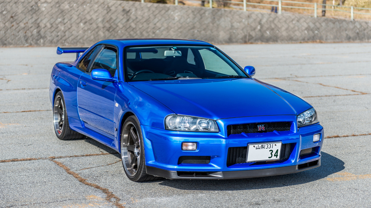 Обои nissan skyline gtr r34 v, nissan skyline gt r, nissan gt r, Ниссан Вымышленный, Ниссан в разрешении 1280x720
