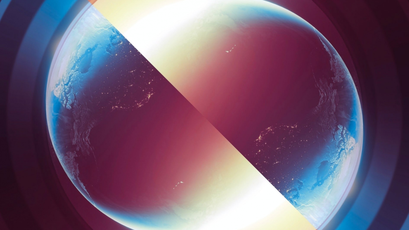 Обои свет, наука, математика, красочность, Фиолетовый в разрешении 1366x768